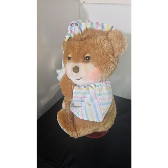 Vintage 1985 Fisher Price Sleepy Time Bear Plush Teddy Bear 12” Tal U1 - Picture 2 of 5